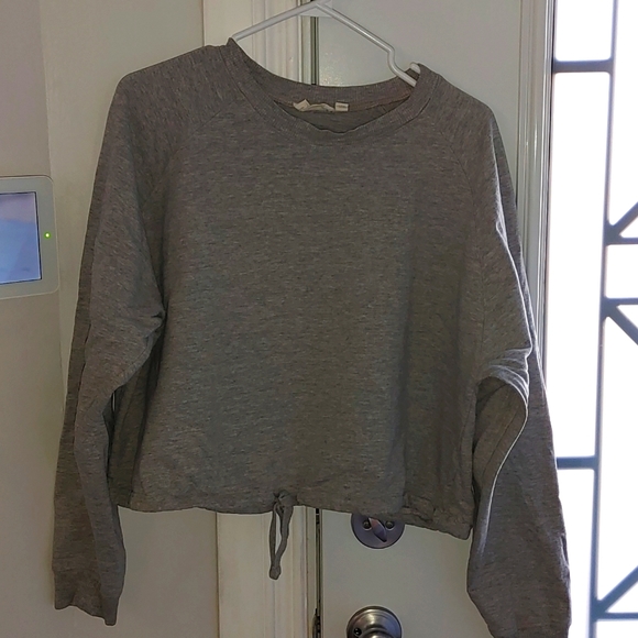 Women's Large Cropped sweater top - Picture 2 of 6